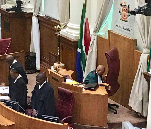 News from South Africa: Christian Chief Justice prays for President-Elect and Parliament