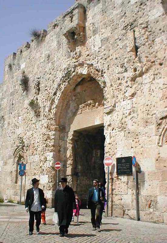Gate to the Old City in Jerusalem