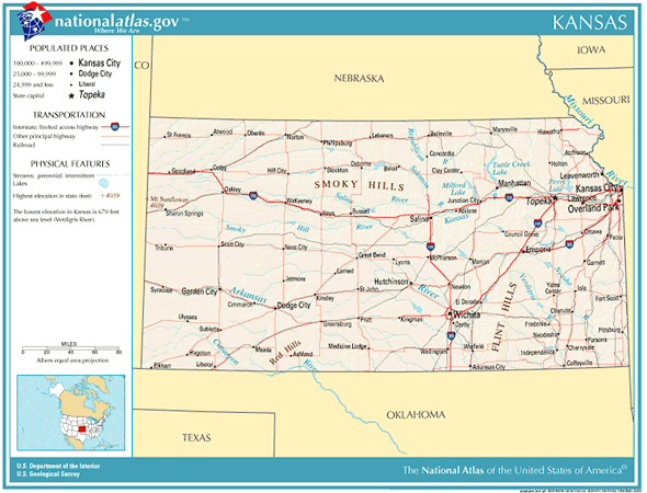 Kansas map